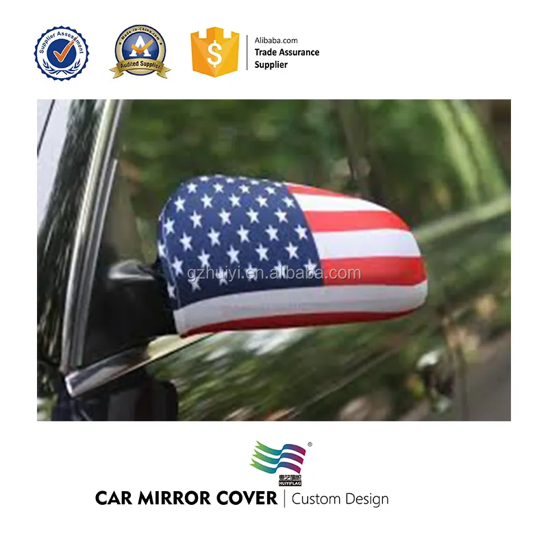 USA Voiture Côté Manche Arrière Miroir Drapeau