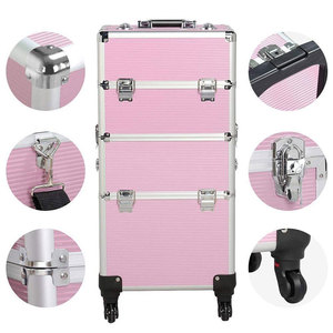 Valigetta per Cosmetici 3-in-1 alla Moda e Resistente, Tipo Apribile, per <span class=keywords><strong>Trucco</strong></span> e Parrucchiere - Product Image 4
