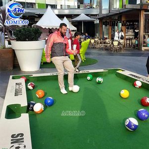 Tavolo da Snookball Gonfiabile Gigante per Interni, Gioco di Biliardo Umano con Pallone da Calcio - Product Image 2