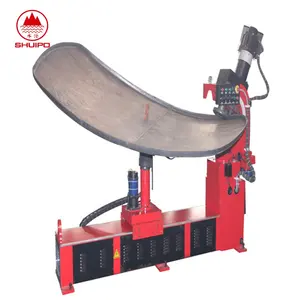 Hidangan Akhir Mesin Press Baja Bentuk Oval Kepala Tangki Flanging Machine Dished Kepala Menekan dan Flanging Machine