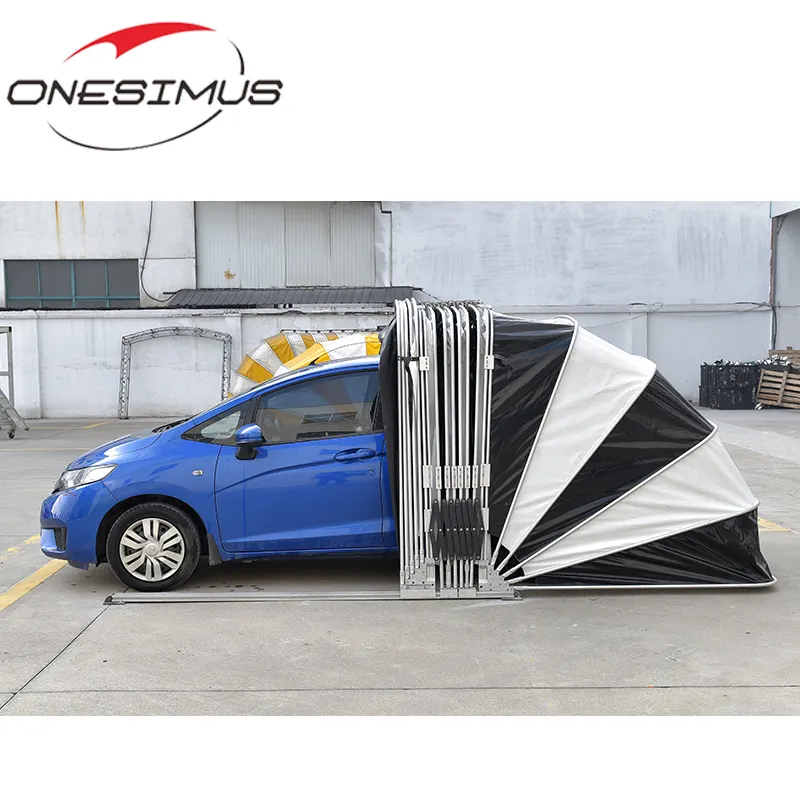 Harga Kompetitif Manual Lipat Sederhana Sedan Mobil Penampungan Tenda Garasi Mobil Lipat