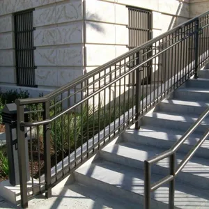 exterior matt black garden wrought iron railings