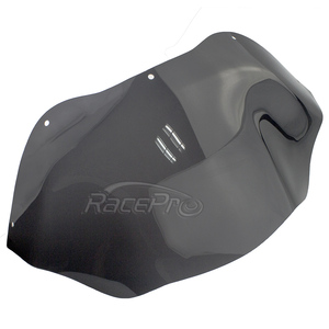 Racepro Klock Werks 12 "Flare motocicleta doble burbuja parabrisas para Harley Road Glide modelos 1998-2013 - Product Image 3