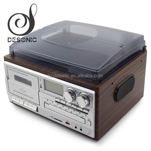 Classic Manual Record Player With Audio <strong>Stereo</strong> Turntable <strong>System</strong>&amp; Record Players for Sale - Product Image 5