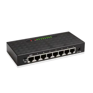 High quality 8 Port 10/100Mbps Network Switch Fast Switch HUB Ethernet Desktop Network Switches