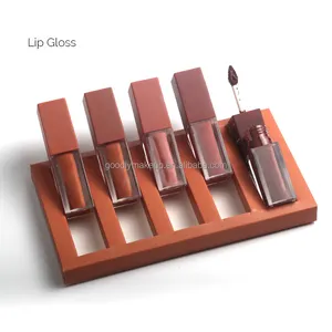 अपने लोगो निविड़ अंधकार Lipgloss सेट मैट तरल लिपस्टिक