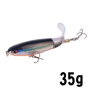 Leurre de <span class=keywords><strong>pêche</strong></span> <span class=keywords><strong>Whopper</strong></span> Popper 10cm/14cm, appât artificiel, <span class=keywords><strong>plopper</strong></span> dur, queue rotative souple, équipement de <span class=keywords><strong>pêche</strong></span> - Product Image 4