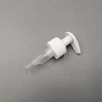 Pompe à lotion PPWR 28 410 blanche avec interrupteur extérieur gauche/droite pour flacon en plastique PP