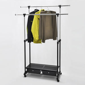 Perchero de Metal Negro Ajustable de un Solo Nivel, Resistente, para Abrigos, para Sala de Estar - Product Image 6