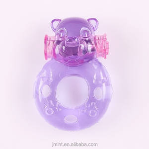 Sıcak satış hayvan şekilli penis güçlü titreşim g spot vibratör horoz yüzükler erkekler için seks oyuncakları gecikme kelebek titreşimli yüzük - Product Image 4