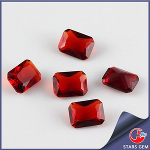 bông hồng đỏ hình chữ nhật tổng hợp đá quý cho chiếc nhẫn <span class=keywords><strong>ruby</strong></span> giá <span class=keywords><strong>ruby</strong></span> tăng - Product Image 1