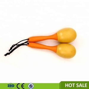 Caliente-Venta de plástico <span class=keywords><strong>mini</strong></span> bebé maracas <span class=keywords><strong>batidos</strong></span> con clave de cadena Cadena de juguete instrumento musical - Product Image 4