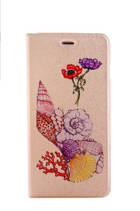 2017 Funda Libro Cuero <span class=keywords><strong>Bella</strong></span> <span class=keywords><strong>Flor</strong></span> Concha Para iPhone 7 7plus venta al por mayor - Product Image 6