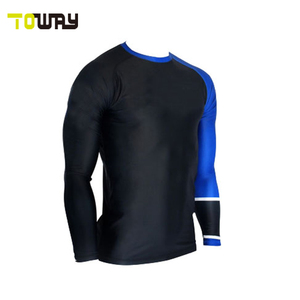 En blanco <span class=keywords><strong>Bjj</strong></span> Mma <span class=keywords><strong>Rash</strong></span> Guard Fabricante - Product Image 1