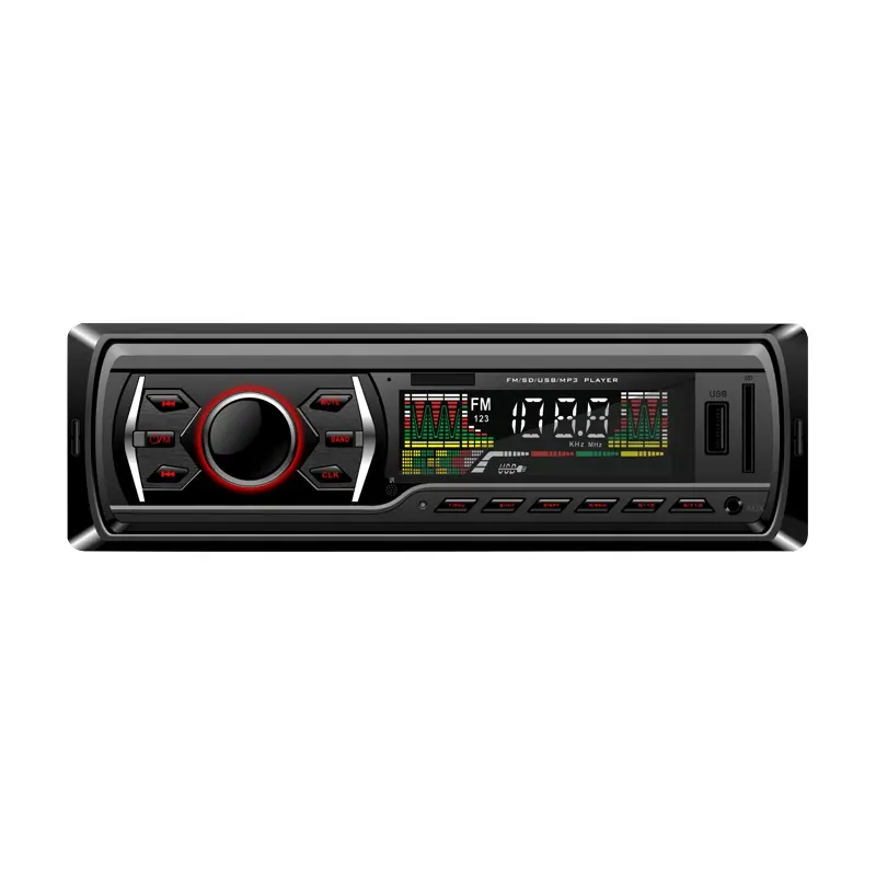 2019 new product LED Display with 2 USB Music Playing Mp3 Player Car Kit BT Fm Transmitter with FM AM SD car auto radio