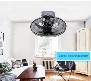 18 Inch Tốc Độ Cao Kim Loại Công Nghiệp Mạnh Mẽ Tường Gắn Quạt - Product Image 5