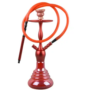 Nieuwe Ontwerp Groothandel Glazen Fles Aluminium Shisha Waterpijp