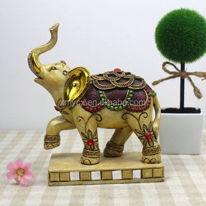 Resin Animal Statue Indian <strong>Elephant</strong> Statue <strong>Decoration</strong> - Product Image 2