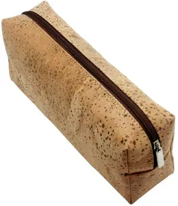 Unusual Eco-friendly Natural Cork Pencil Case