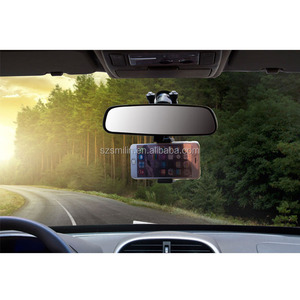 Support de téléphone portable réglable pour rétroviseur de voiture, support pour Samsung, pour téléphone portable, GPS pour voiture - Product Image 5