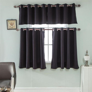 Dairui Nhẫn dây giày nhà bếp Curtain Set với valance Châu Âu rèm và rèm mẫu - Product Image 2