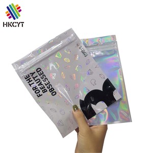Custom Printing Shinning Heal Seal Zipper Plastic Packaging Bags - Product Image 1