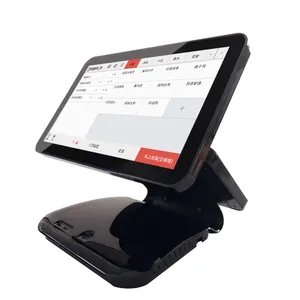ระบบสัมผัสหน้าจอระบบ POS แบบสัมผัส2เทอร์มินัลหน้าจอคู่แบบครบวงจร - Product Image 1