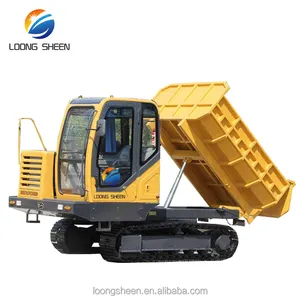 Rated Load 4 Ton Mini Dumper Crawler Track Type Crazy Dumper Truck LXYS-4