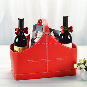 Cesto regalo per feste con cesto regalo In pelle artigianale fatto a mano cesto regalo per matrimonio cesto regalo decorativo con manico - Product Image 4