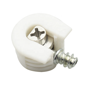 Support de tablette <span class=keywords><strong>invisible</strong></span> en métal nickelé avec <span class=keywords><strong>vis</strong></span> et goupille pour meubles et armoires - Product Image 1