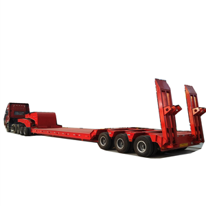 <span class=keywords><strong>Trailer</strong></span> Semi Tempat Tidur Rendah Tipe Baris dengan Line <span class=keywords><strong>Dolly</strong></span> Populer untuk Mesin - Product Image 2