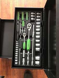 113 Pcs Chất Lượng Cao Carbon Thép Nước Nóng Thủ Công Kim Loại Trường Hợp Công Cụ Thiết Lập Sắt Hộp Công Cụ - Product Image 4