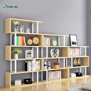 Wood Bookcase <strong>Simple</strong> <strong>Shelf</strong> <strong>Shelf</strong> <strong>Simple</strong> Floor Display <strong>Shelf</strong> - Product Image 2
