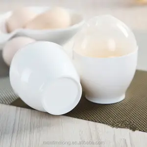 Práctico Huevera Blanca para <span class=keywords><strong>Microondas</strong></span>, Cocedor de Huevos, Vaporera, Herramienta de Cocina, Accesorios de Cocina - Product Image 1