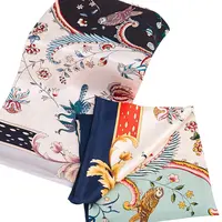 Sciarpa di seta della sciarpa di seta delle signore dell'etichetta privata della stampa personalizzata vendite dirette della sciarpa di seta della fabbrica di alta qualità