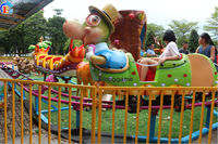 Attraction Famille Amusement Manèges Train Électrique Coulissant Dragon Pas Cher Montagnes Russes à Vendre