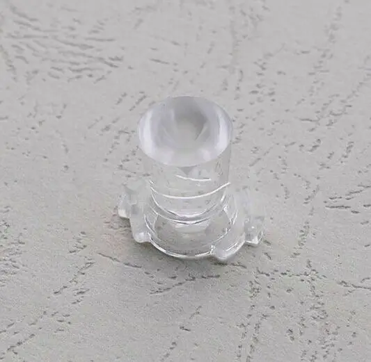 Plástico lámpara llevada de la vela spread cúpula cubierta de la lente