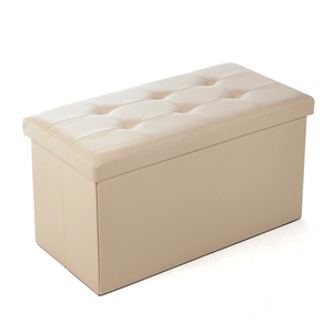 ที่เก็บของแบบพับได้ยอดนิยม,เฟอร์นิเจอร์ห้องนั่งเล่นออตโตมันม้านั่งในบ้านและที่วางเท้าสีล้วนทันสมัยขนาด76*38*38ซม. - Product Image 1