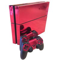 Autocollant 3d plaqué or pour manette PS4, autocollant pour contrôleur de Console