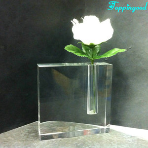 Commercio all'ingrosso In Bianco Blocco di Vaso Di Cristallo Per Personalizzato Fornitore - Product Image 2