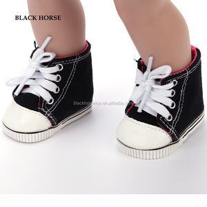 Chaussures en toile pour poupée <span class=keywords><strong>de</strong></span> 18 pouces, modèle <span class=keywords><strong>de</strong></span> poupée, jouet éducatif miniature élégant, échelle 1:4 - Product Image 4