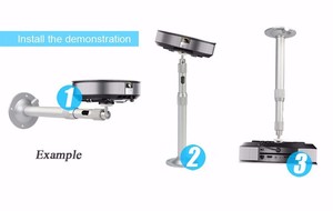 Salange Giá Đỡ Gắn Trần Với Khả Năng Tải 10KG Giá Đỡ Sàn Máy Chiếu Thông Dụng Có Thể Điều Chỉnh 360 Độ 20-40Cm - Product Image 6