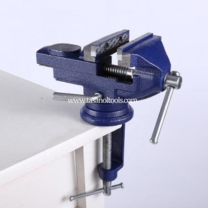Вращающиеся на 360 градусов Инструменты для золотника маленькие настольные тиски из сплава настольные мини тиски - Product Image 6