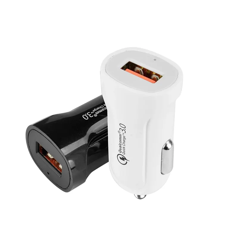 QC 3.0 Dual USB ชาร์จเร็วสำหรับรถยนต์,อะแดปเตอร์ที่ชาร์จสำหรับ iPhone X- Galaxy S10 S9 S8 S7 S6 Note LG