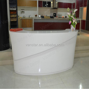 Mostrador de Recepción/Tablero de Mesa/Tablero de Trabajo de Color Blanco Glaciar de DuPont Corians - Product Image 2