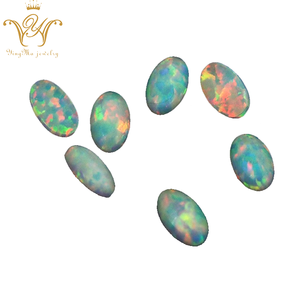 Gemstone color <span class=keywords><strong>de</strong></span> la mezcla ronda forma ópalos piedra - Product Image 1