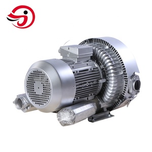 CNC 진공 테이블 바닷물 담수화 용 20HP 더블 스테이지 소용돌이 진공 펌프 재생 터빈 링 송풍기 - Product Image 3