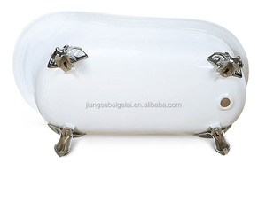 <span class=keywords><strong>Bañera</strong></span> <span class=keywords><strong>de</strong></span> hidromasaje redonda <span class=keywords><strong>de</strong></span> <span class=keywords><strong>hierro</strong></span> <span class=keywords><strong>fundido</strong></span>, clawfoot clásico <span class=keywords><strong>de</strong></span> segunda mano, estilo europeo, con pie <span class=keywords><strong>de</strong></span> garra - Product Image 4