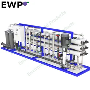 EWP LPRO série 6000gpd 1m 3/h inverse l'infiltration système d'eau pour une utilisation en usine