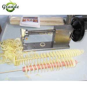 Snack Machines Electric <strong>Potato</strong> <strong>Spiral</strong> Cutting Machine/Tornado Hot Dog <strong>Potato</strong> <strong>Cutter</strong> - Product Image 3